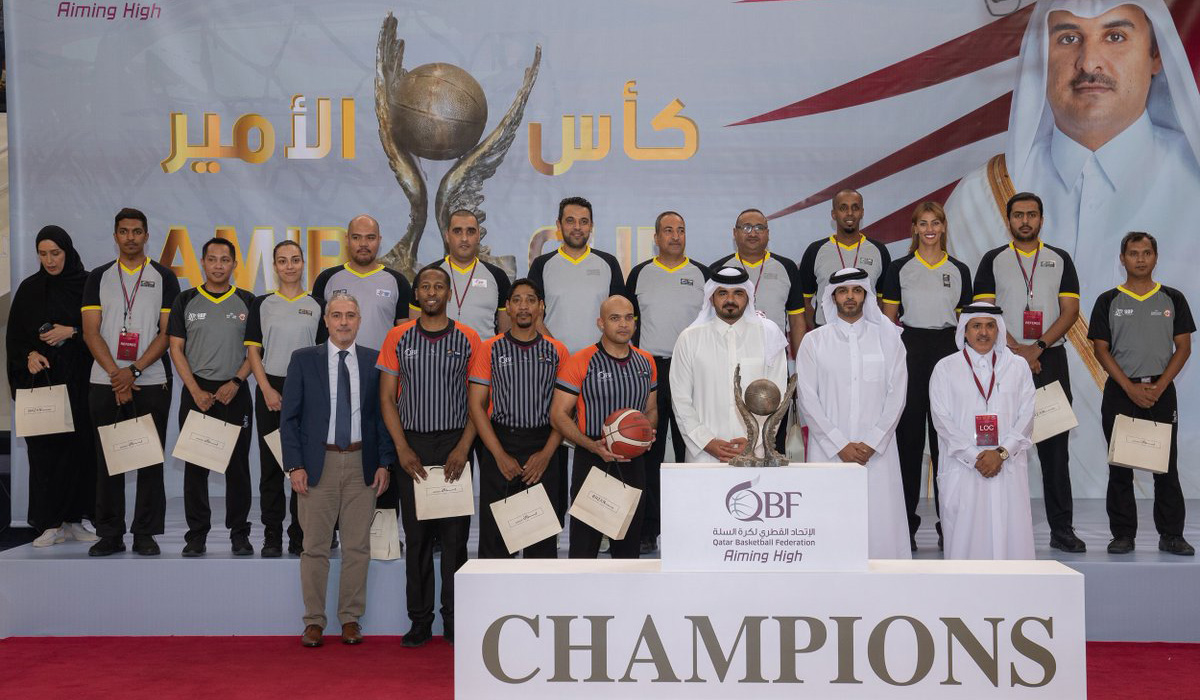 Sheikh Joaan Crowns Al Sadd Champion of HH the Amir Basketball Cup